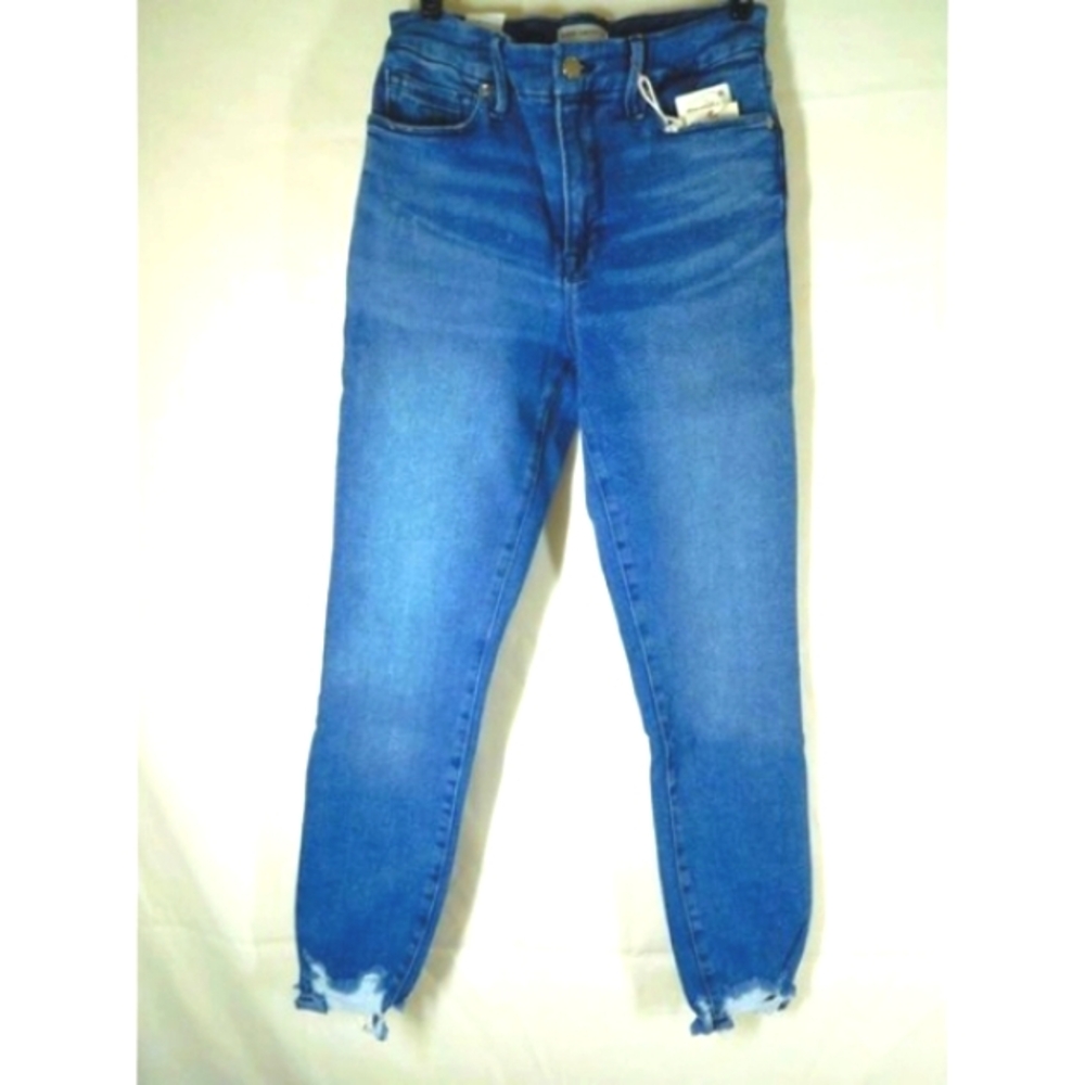 Good American  Skinny Jeans Extra Stretch Denim Good Legs Crop Women 4 / 27